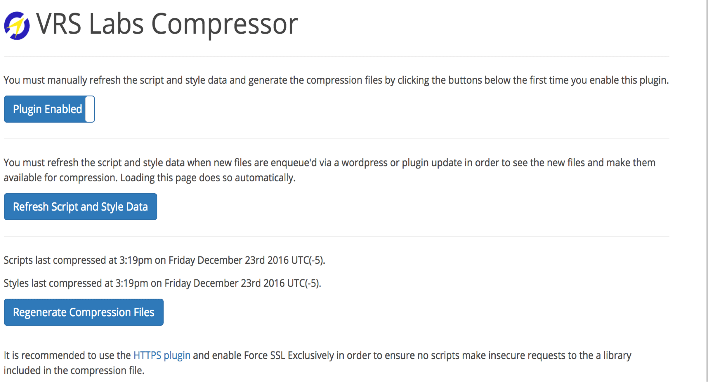 Wordpress Compressor